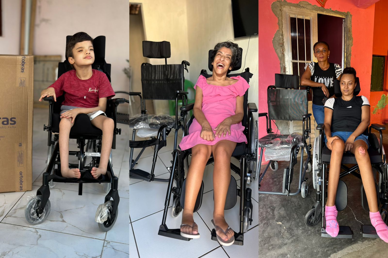 Secretaria de Saúde realiza entrega de cadeiras de rodas e de banho em Cacimbinhas