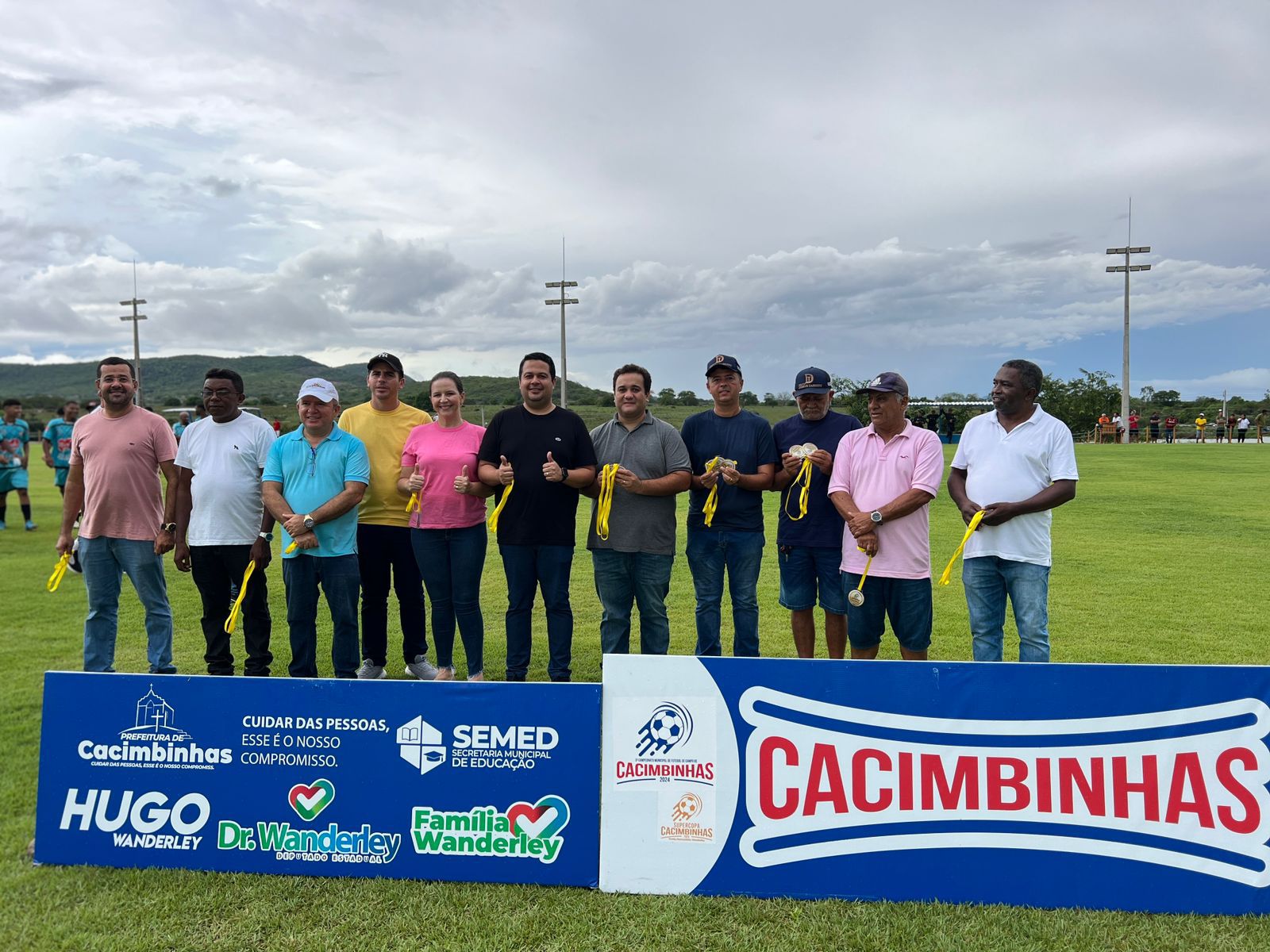 3º campeonato municipal de futebol amador é iniciado em Cacimbinhas