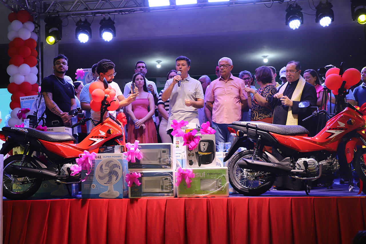 Prefeitura realiza 7º Festival de Prêmios com sorteio de 2 motos e mais 50 prêmios