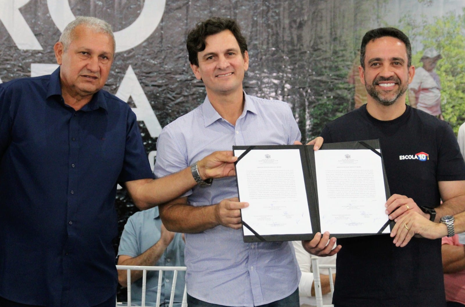 Prefeito Marcelo Beltrão e governador Paulo Dantas anunciam investimentos para Coruripe