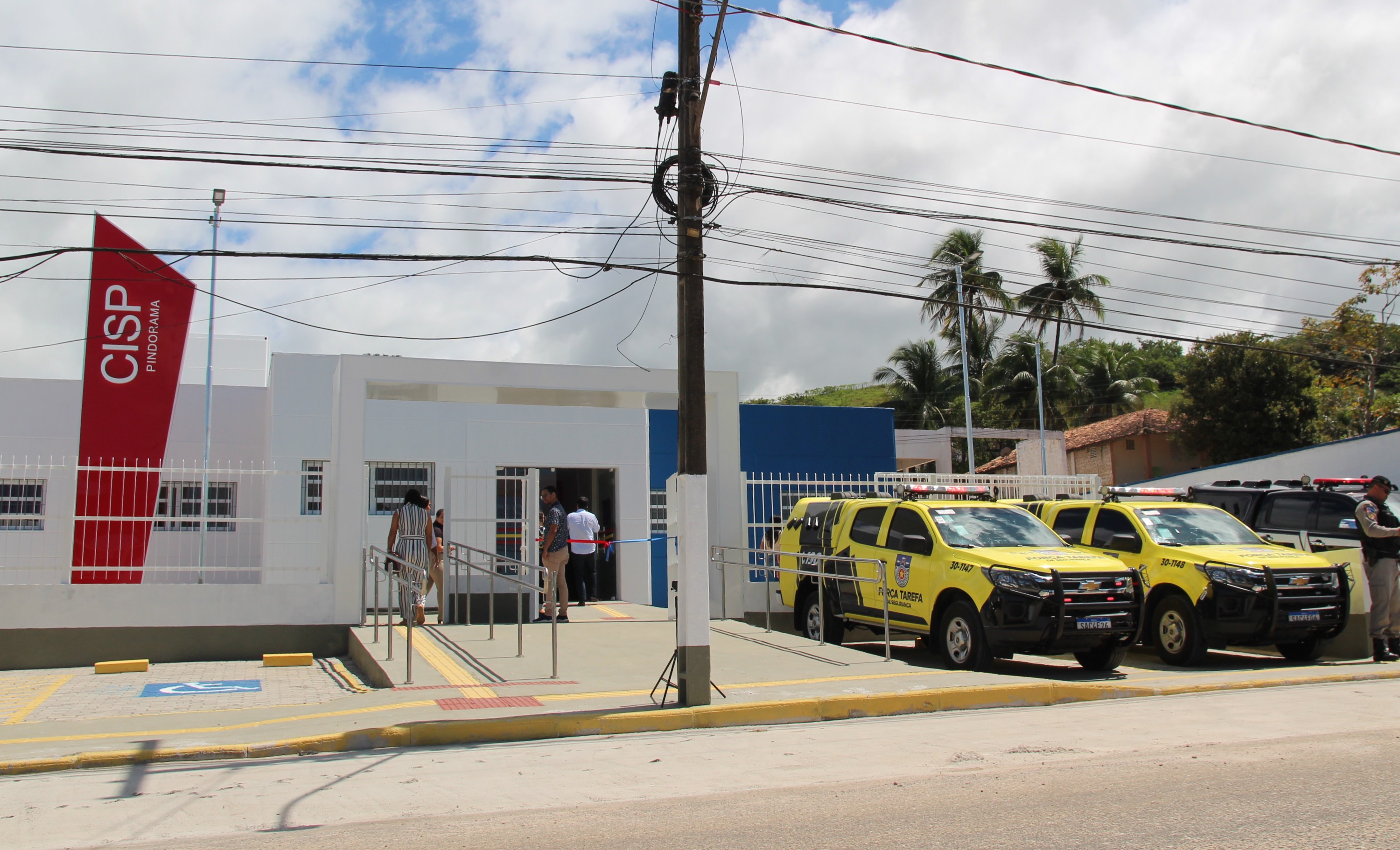 Segurança Pública: Prefeito Marcelo Beltrão e Secretário Flávio Saraiva inauguram Cisp da Pindorama