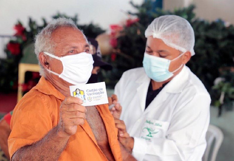 Coruripe começa a vacinar idosos a partir de 68 anos contra a Covid-19 nesta quinta-feira (25)