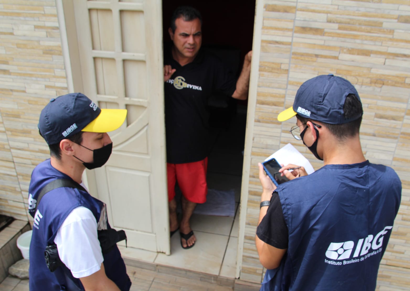 Recenseadores do IBGE começaram as visitas domiciliares em Coruripe para o Censo 2022