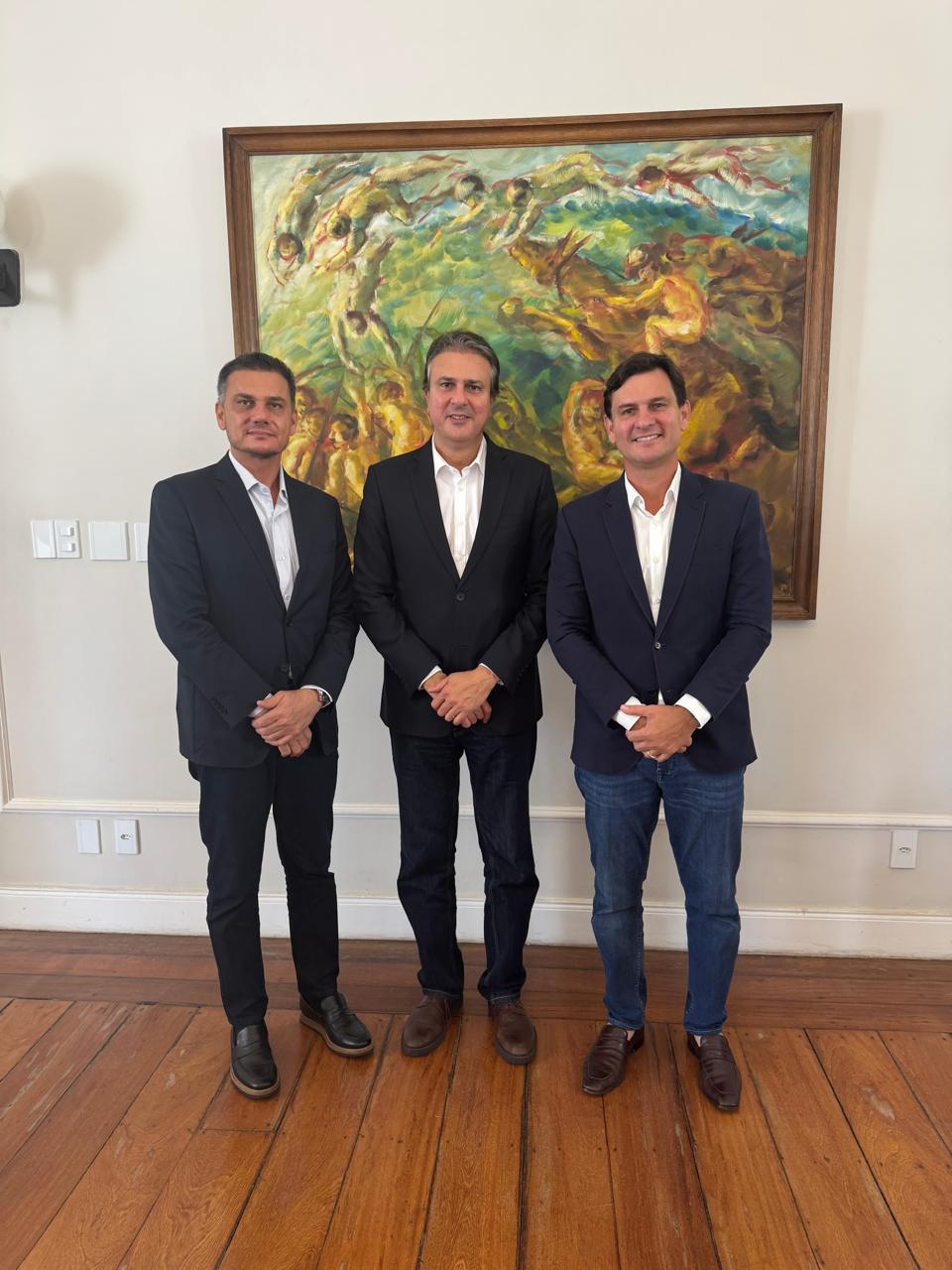 Prefeito Marcelo Beltrão almoça com o ministro da Educação, Camilo Santana, e o convida a conhecer Coruripe: “A melhor educação do Brasil”