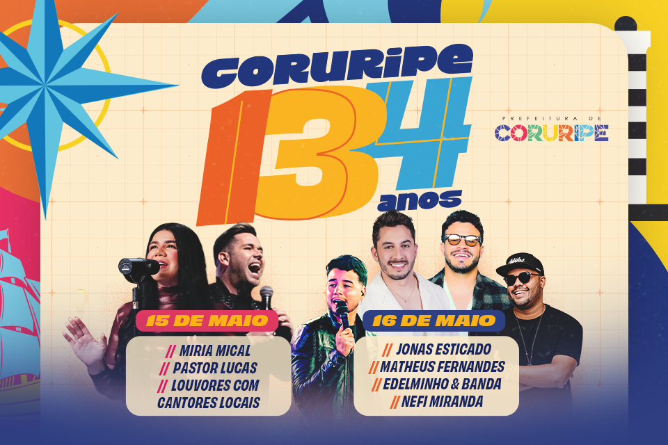 Prefeito Marcelo Beltrão anuncia programação da Festa da Emancipação Política de Coruripe