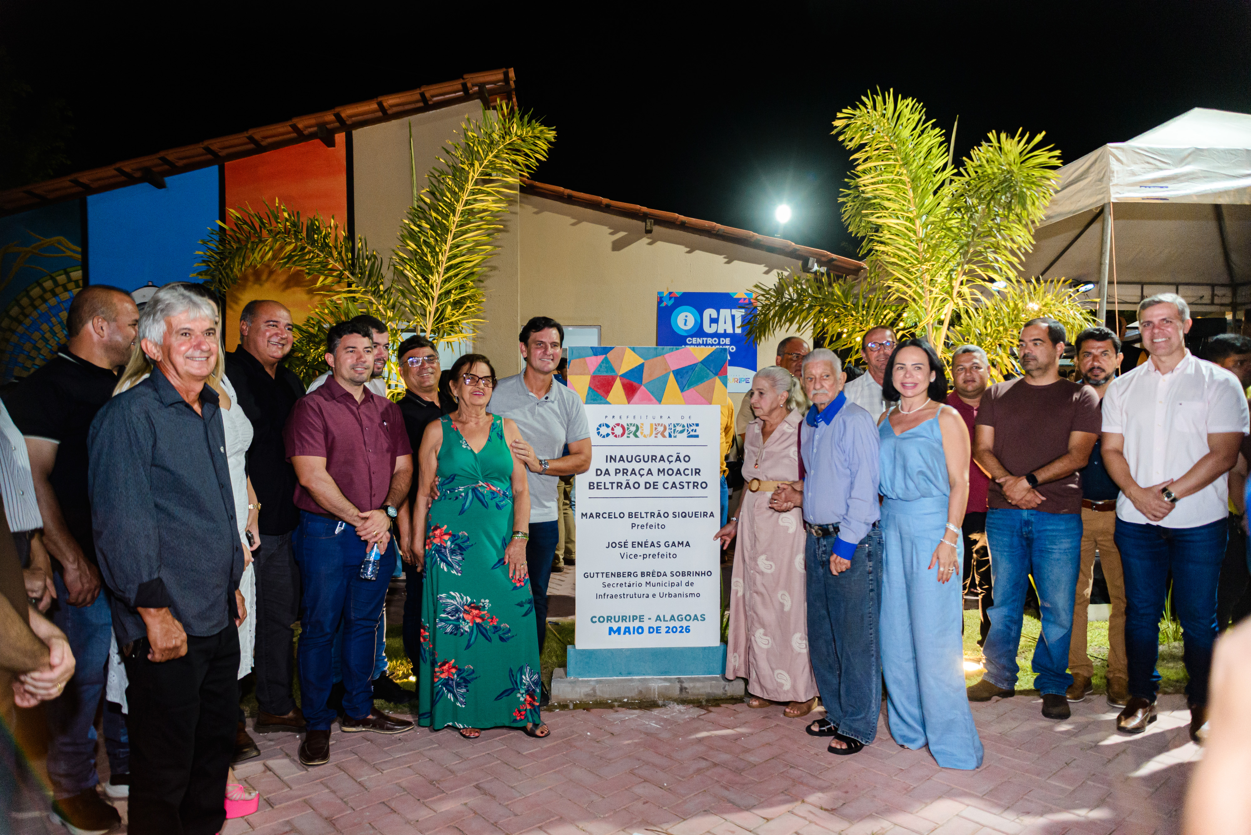 Prefeito Marcelo Beltrão inaugura Praça Moacir Beltrão com nova estrutura, videomonitoramento e espaço moderno