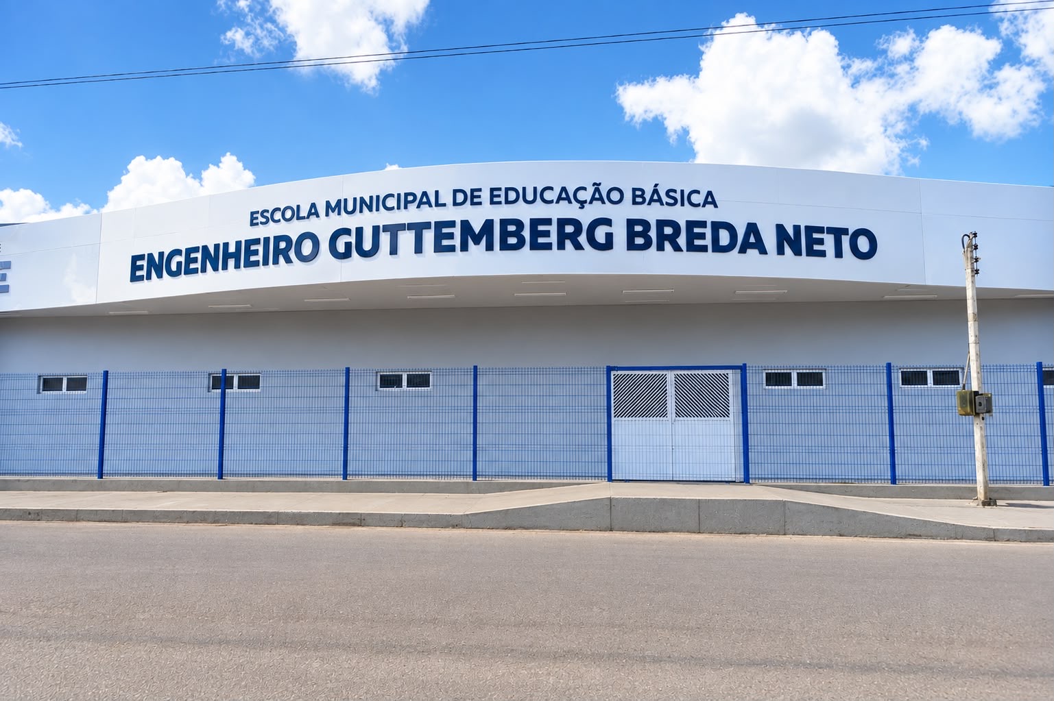 Prefeito Marcelo Beltrão inaugura Escola Guttemberg Breda Neto nesta terça-feira (15)