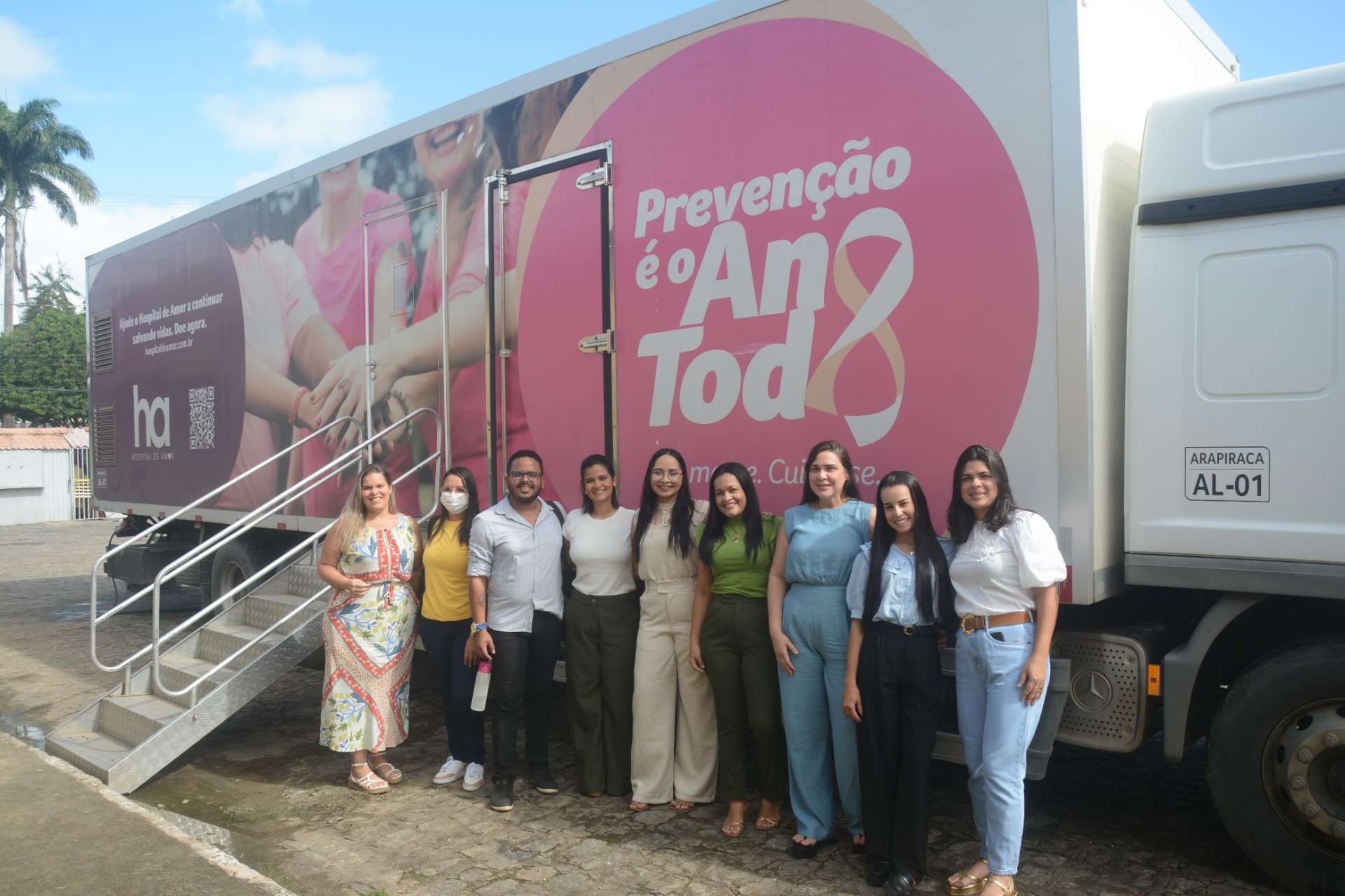 Coruripe recebe Carreta do Amor para realização de exames de Citologia e Mamografia