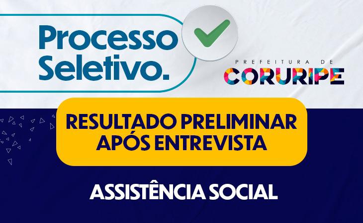 Assistência Social: Prefeitura divulga resultado preliminar após a etapa de entrevistas
