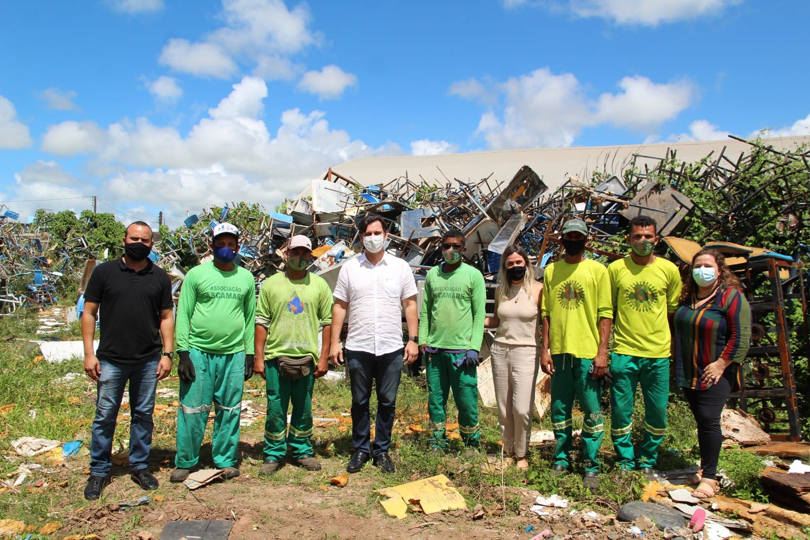 Prefeitura de Coruripe doa cerca de 10 toneladas de sucata de ferro para a Ascamare