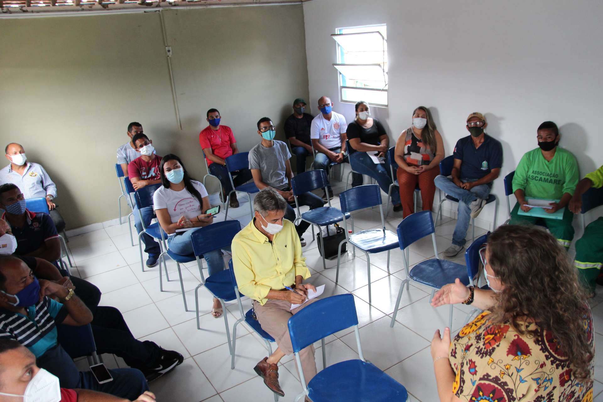 Servidores da secretaria de Limpeza Pública participam de capacitação sobre coleta seletiva nas repartições públicas