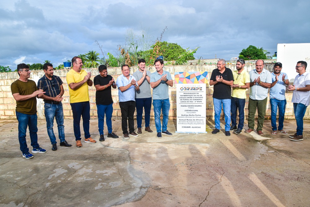 Pavimenta Coruripe: Celebrando os 132 anos de Emancipação Política de Coruripe Prefeito Marcelo Beltrão inaugura via que liga Lagoa do Pau ao Pontal de Coruripe