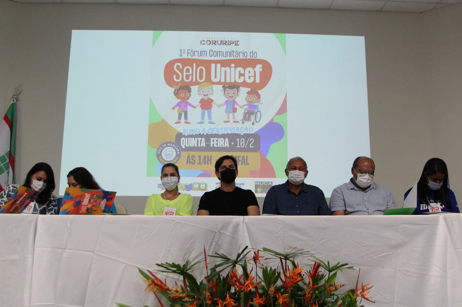 1º Fórum Comunitário do Selo Unicef acontece em Coruripe com a presença do prefeito Marcelo Beltrão e diversas autoridades