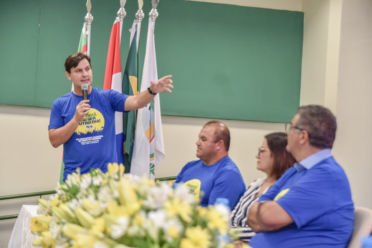 Prefeito Marcelo Beltrão participa da Conferência Municipal de Saúde