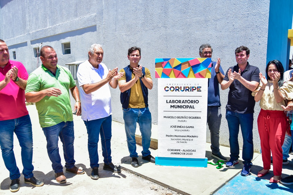 Inaugurado, Laboratório Municipal de Coruripe tem capacidade para realizar 120 coletas/dia e 20 mil exames mês