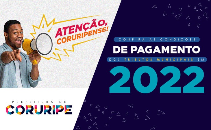Prefeitura de Coruripe prorroga prazo para o pagamento da cota única do IPTU 2022