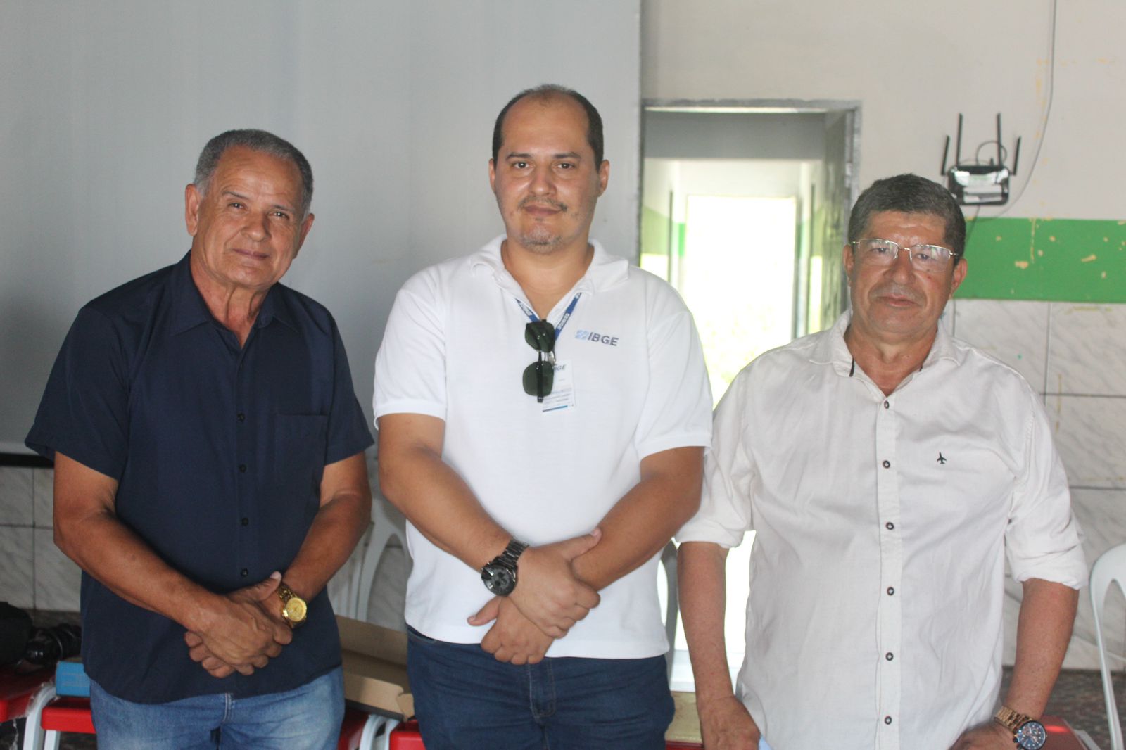 Prefeito Jaime do Mercado se reúne com representantes do IBGE