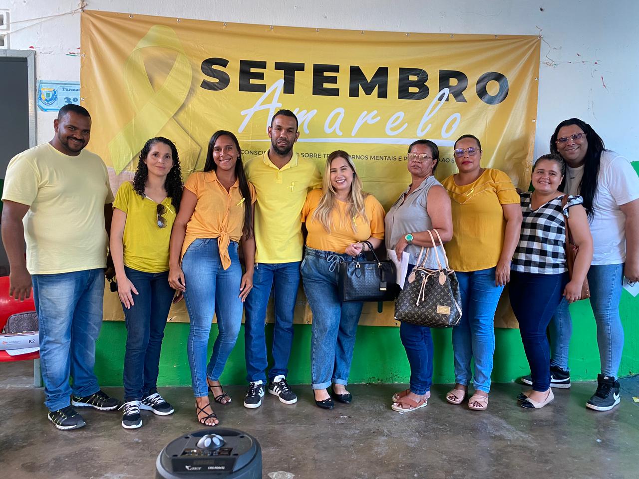 Palestina promove ações de prevenção ao suicídio durante a campanha setembro amarelo