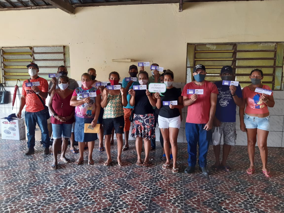 vacinação dos garis em andamento