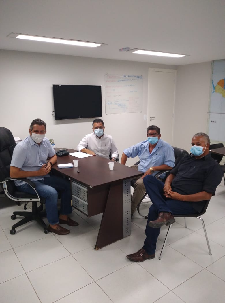 Prefeito Jaime do mercado se reune com o secretário de infraestrutura do estado, Maurício Quintela e consegue projetos e recursos para Palestina