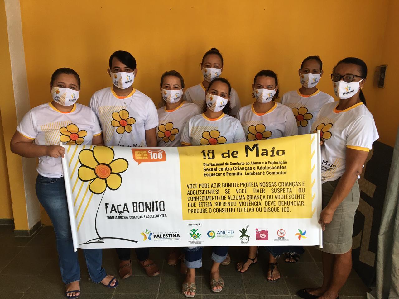 SEMAS e CREAS promovem campanha contra o abuso e exploração sexual de crianças e adolescentes em palestina