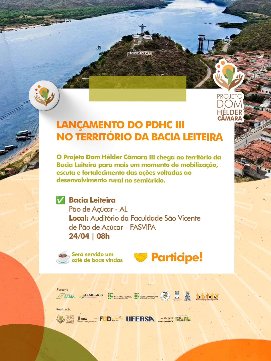 Pão de Açúcar recebe lançamento do Projeto Dom Hélder Câmara III