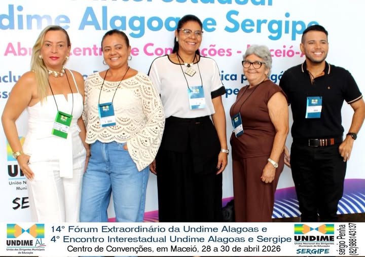 Equipe da Secretaria de Educação participa do 14º Fórum Extraordinário da Undime Alagoas