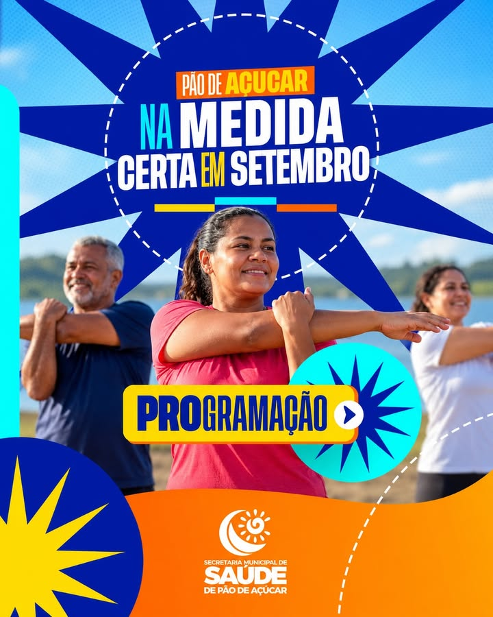 Calendário do mês de Setembro do Projeto Medida Certa