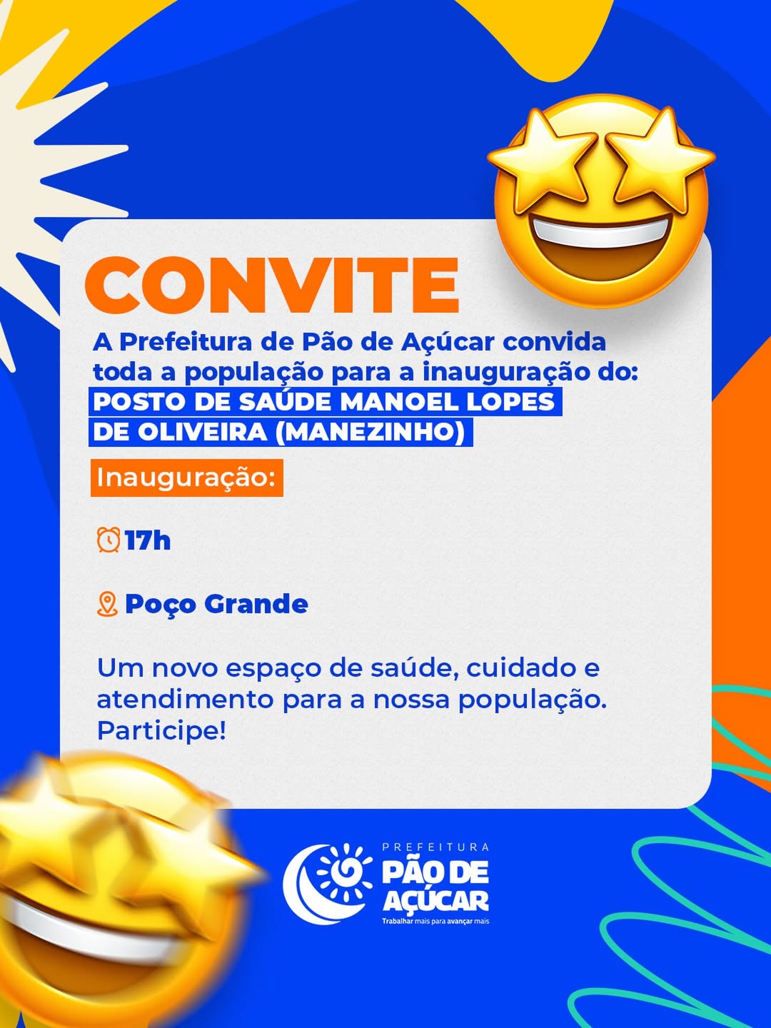 Prefeitura de Pão de Açúcar inaugura novo Posto de Saúde no povoado Poço Grande