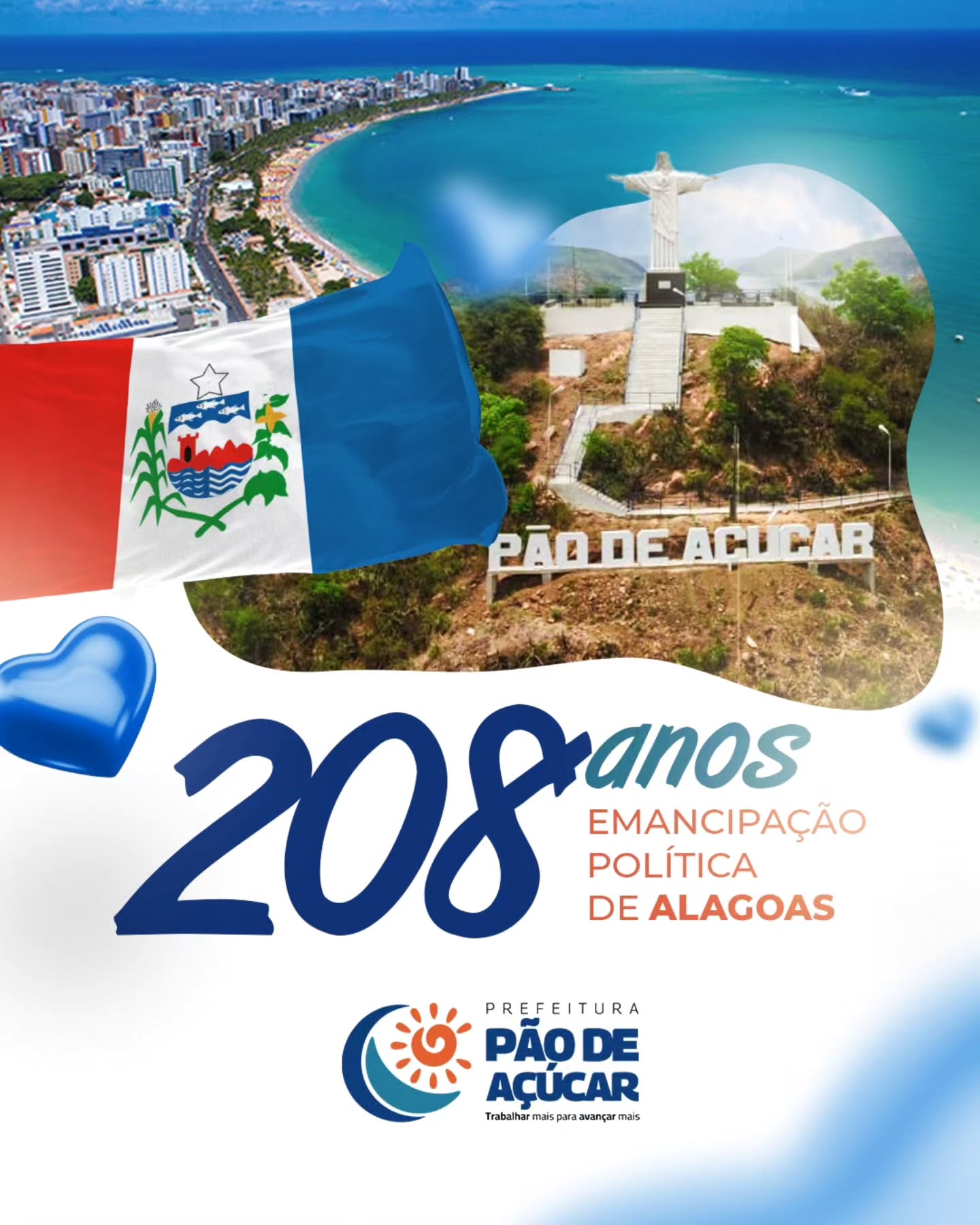 Parabéns Alagoas, 208 Anos de Emancipação Política