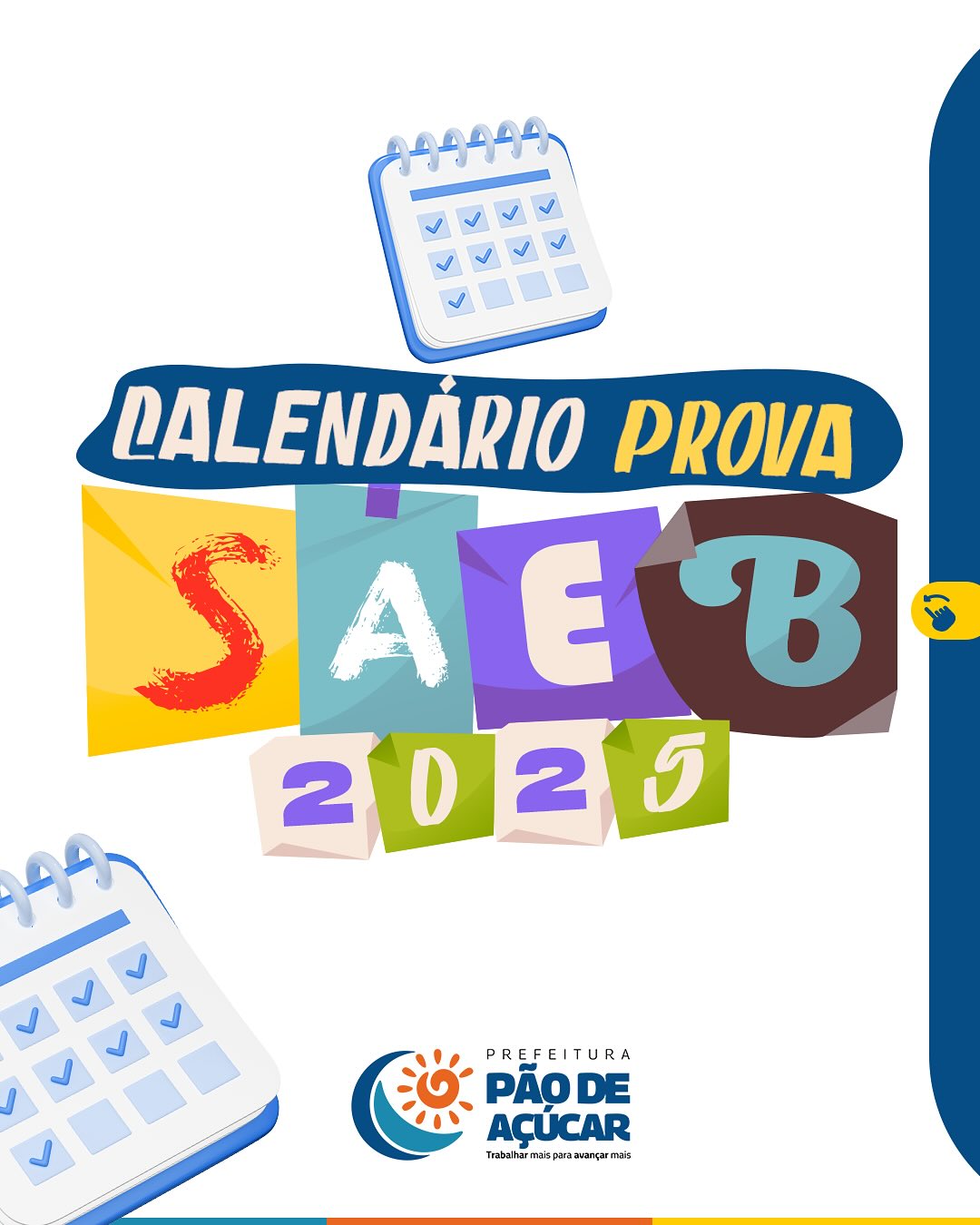 Cronograma de aplicação das provas do SAEB 2025