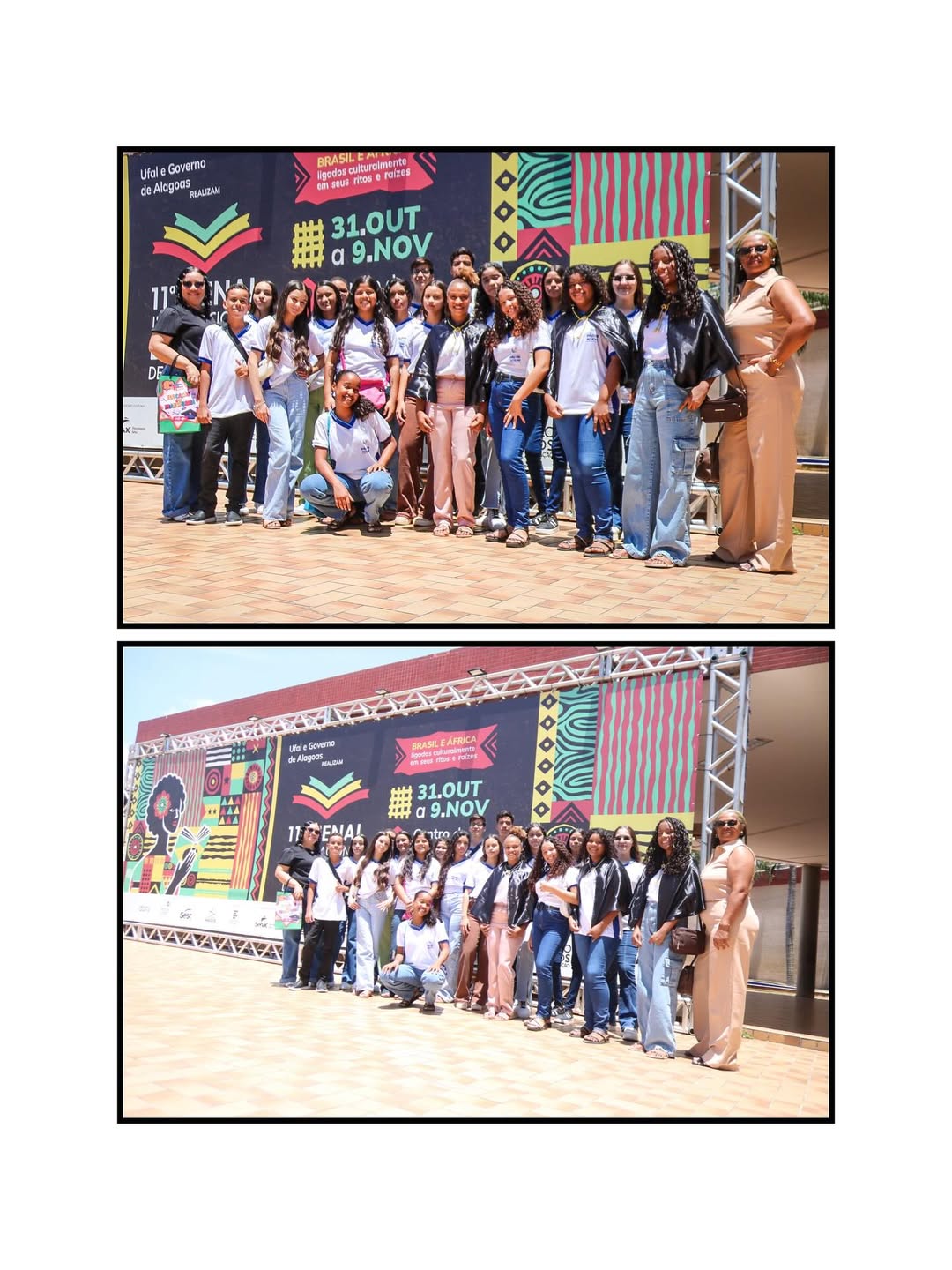 Alunos de Pão de Açúcar participam da Bienal Internacional do Livro e mostram talentos literários