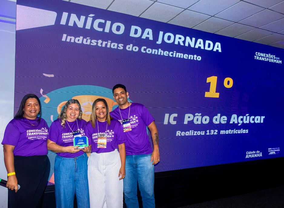Indústria do Conhecimento de Pão de Açúcar  conquista 1º lugar no estado em número de matrículas em 2025
