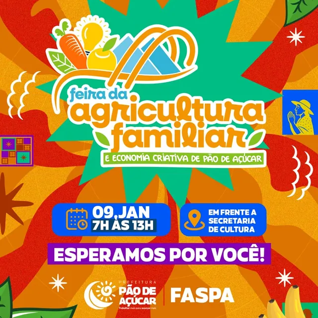 Feira da Agricultura Familiar e Economia Criativa de Pão de Açúcar