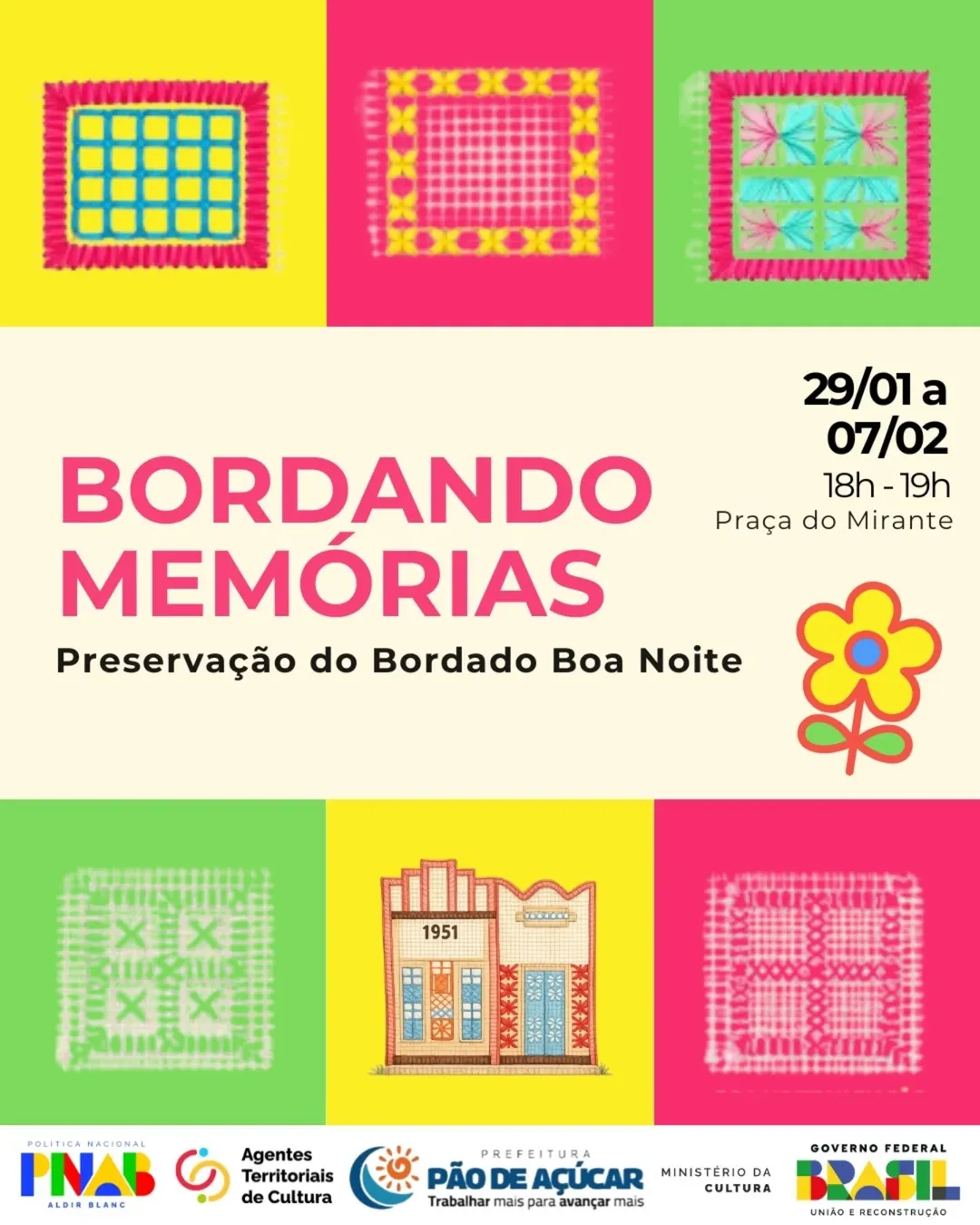 Projeto “Bordando Memórias” preserva tradição centenária do Bordado Boa Noite na Ilha do Ferro