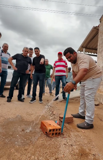 Prefeitura de Pão de Açúcar reativa sistema de água e anuncia projeto produtivo no Assentamento Boa Sorte