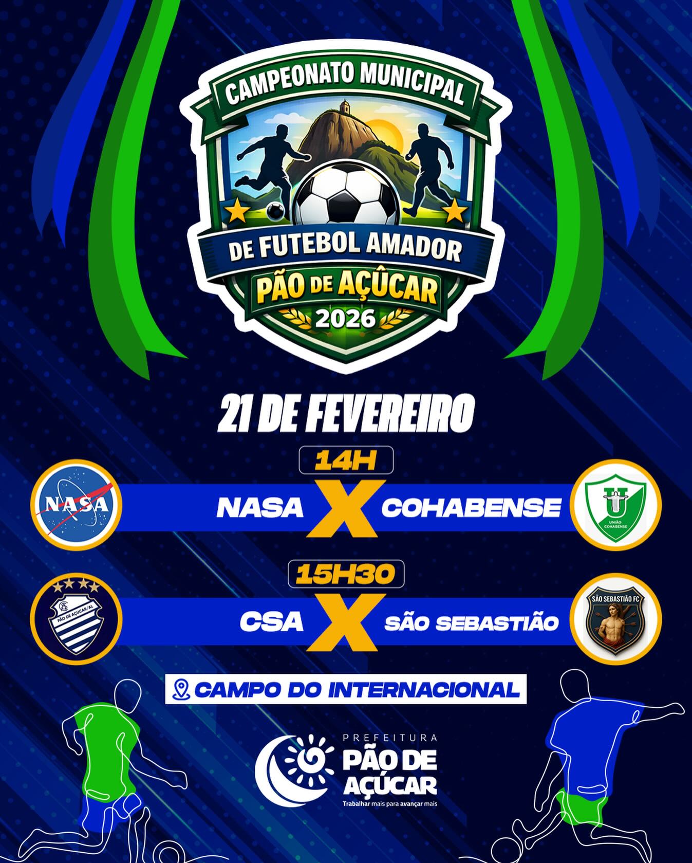 Convite: Abertura do Campeonato Municipal de Futebol Amador