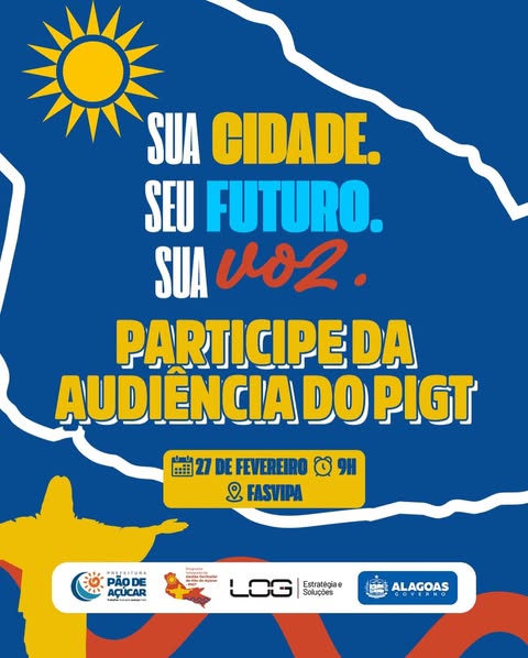 Convite: Audiência Pública do PIGT
