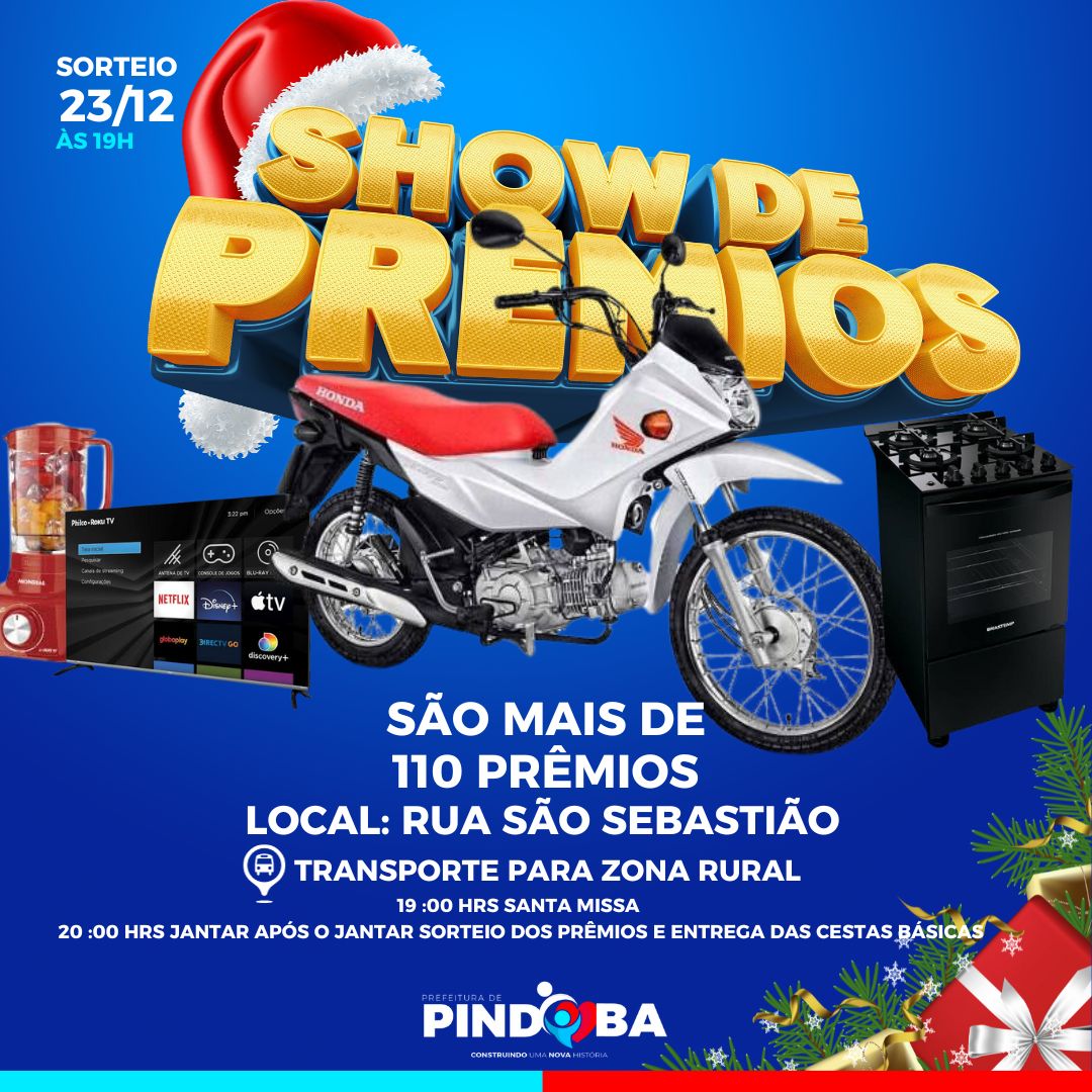 SHOW DE PRÊMIOS