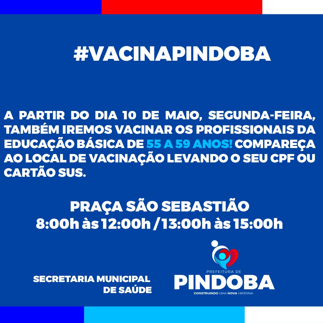 VACINAÇÃO DOS PROFISSIONAIS DA EDUCAÇÃO
