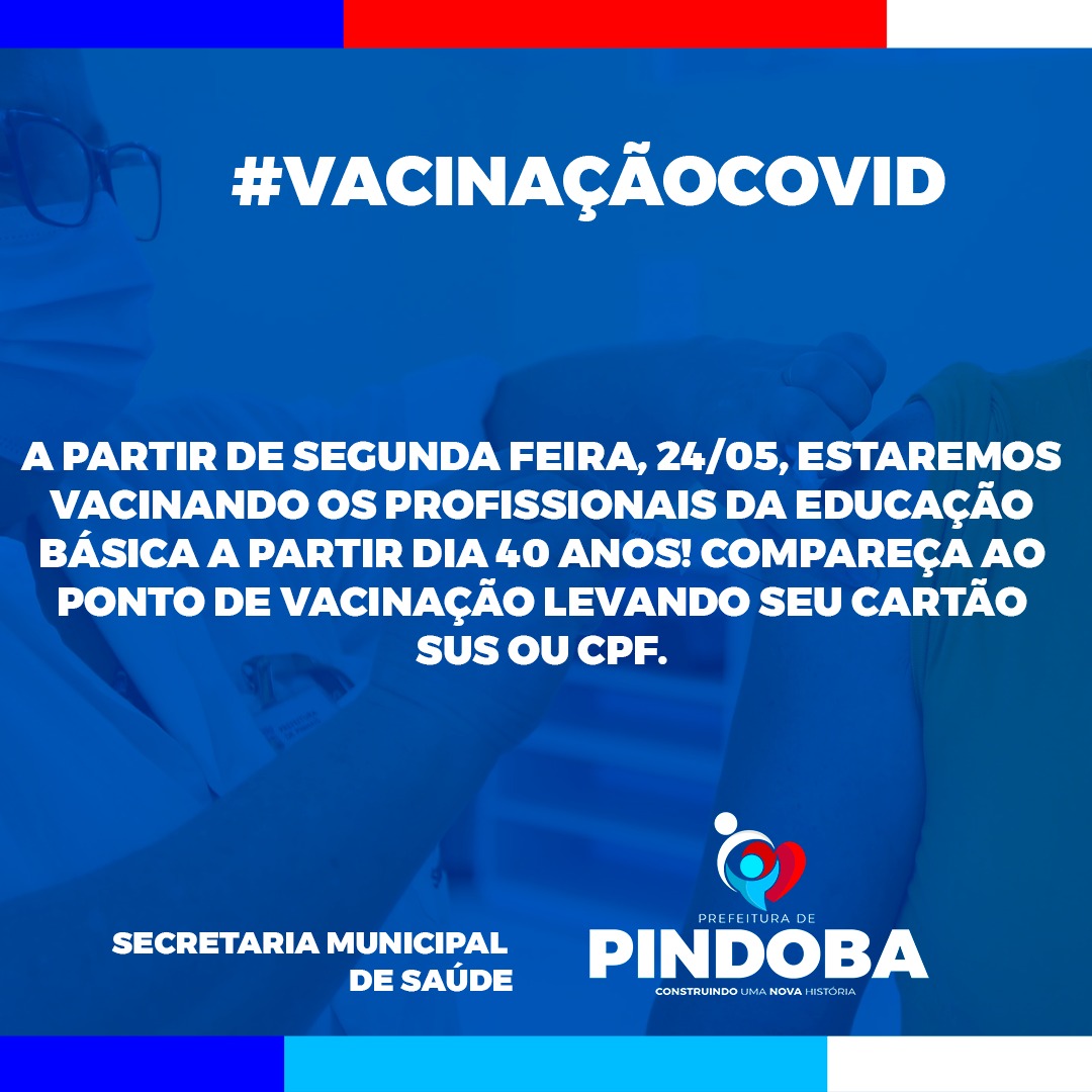VACINAÇÃO CONTRA A COVID-19