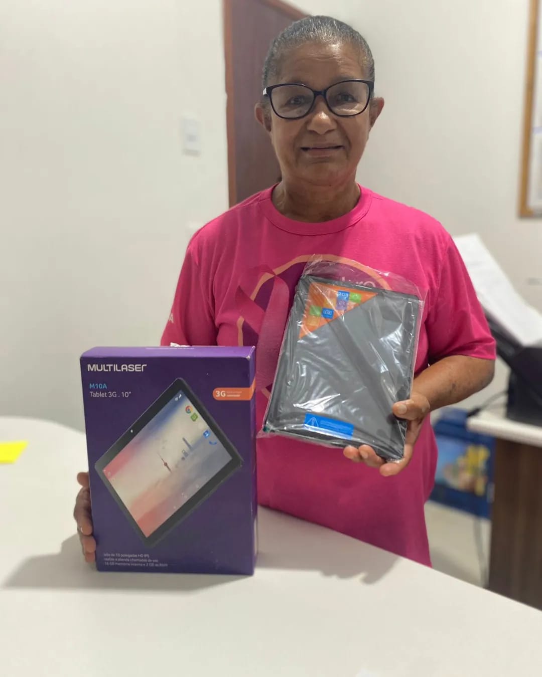 A SECRETARIA DE SAÚDE ESTÁ FAZENDO A MUDANÇA GRADATIVA DOS TABLETS DOS AGENTES COMUNITÁRIOS DE SAÚDE