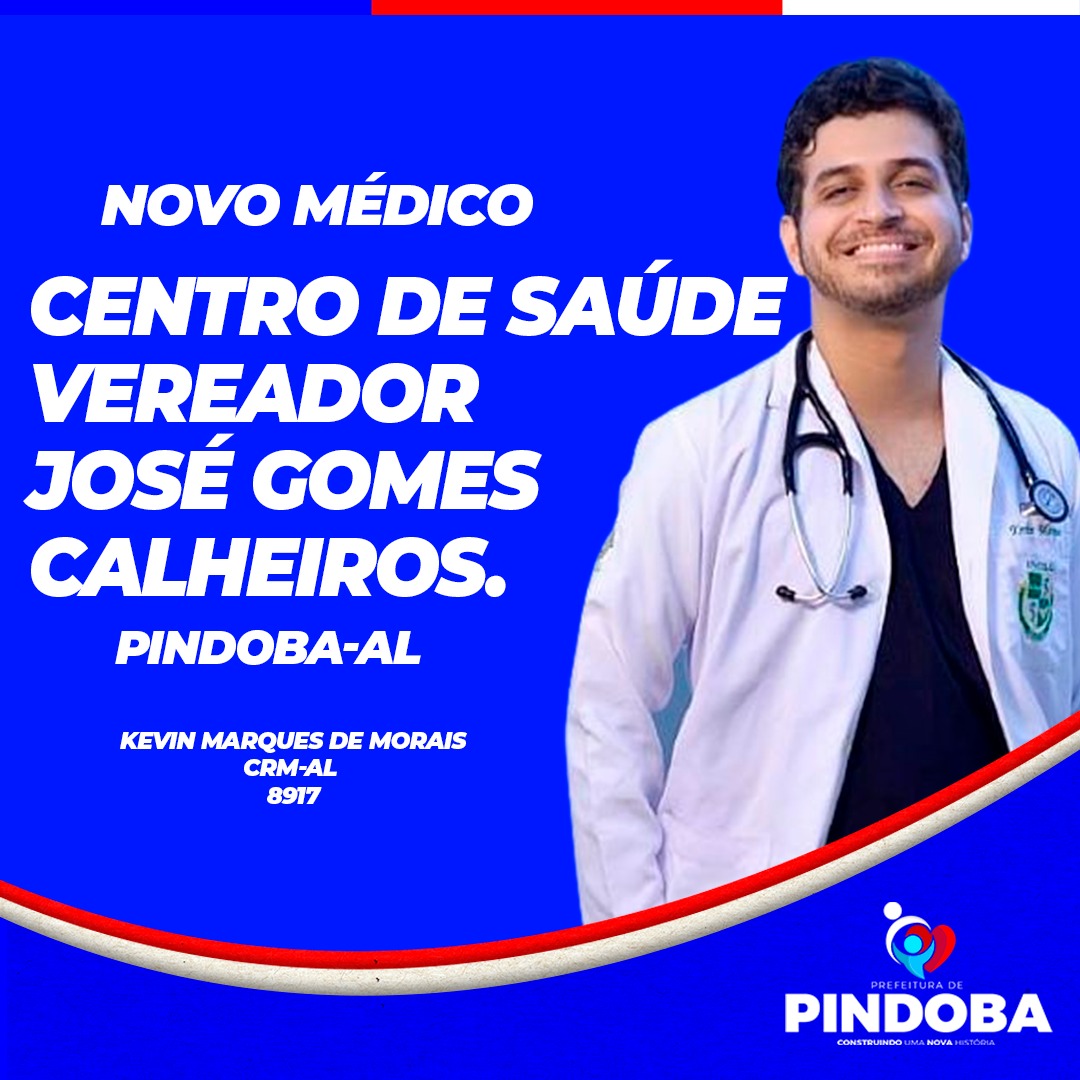 A SECRETARIA DE SAÚDE INFORMA, A PARTIR DE SEGUNDA-FEIRA, TERÁ UM NOVO MÉDICO CLÍNICO GERAL.