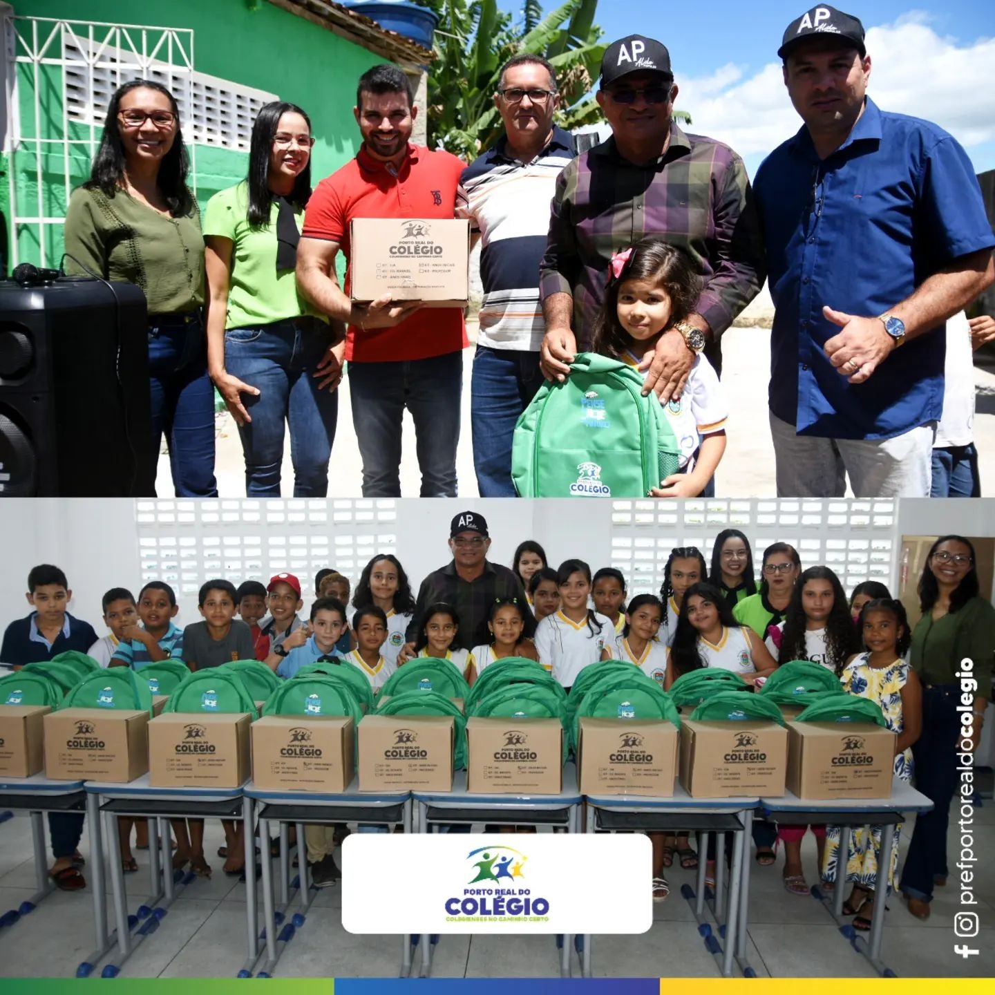 ENTREGA DOS KITS DE MATERIAIS ESCOLARES