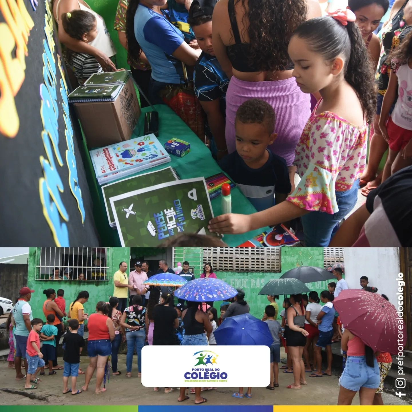 CUMPRINDO A AGENDA DE ENTREGAS DOS KITS DE MATERIAIS ESCOLARES