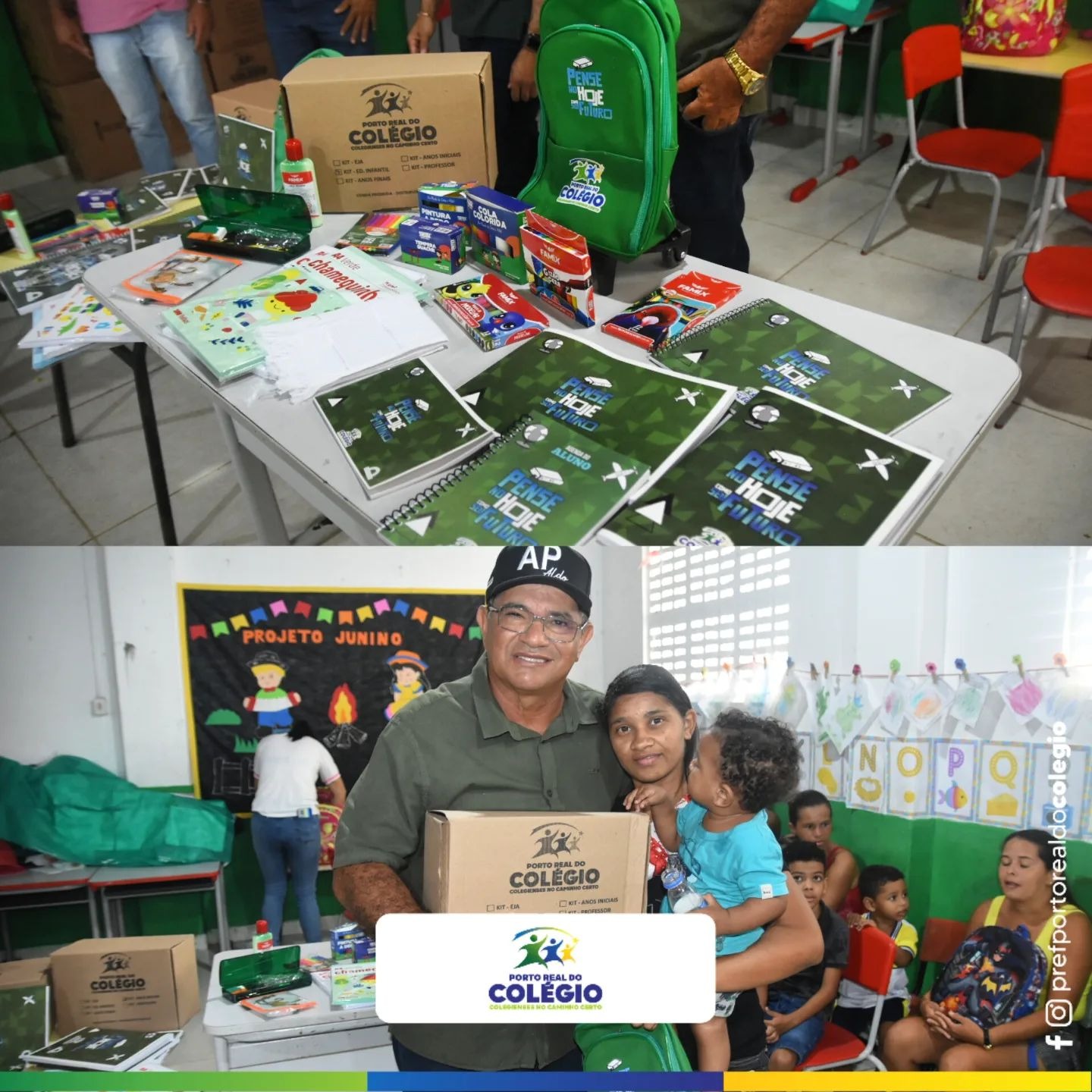 INICIAMOS NESTA SEGUNDA-FEIRA, 01, AS ENTREGAS DOS KITS DE MATERIAIS ESCOLARES