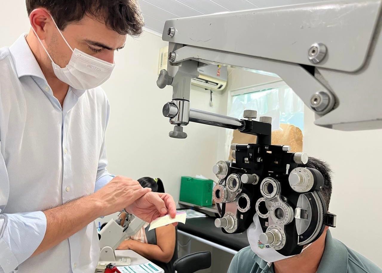 ATENDIMENTOS OFTALMOLÓGICOS, NA UBS DEMERON DOS SANTOS