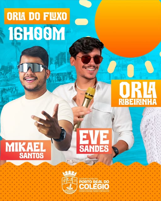 O QUE É BOM TEM QUE CONTINUAR, TEREMOS MAIS UMA EDIÇÃO DA ORLA DO FLUXO COM MIKAEL SANTOS E EVE SANDES