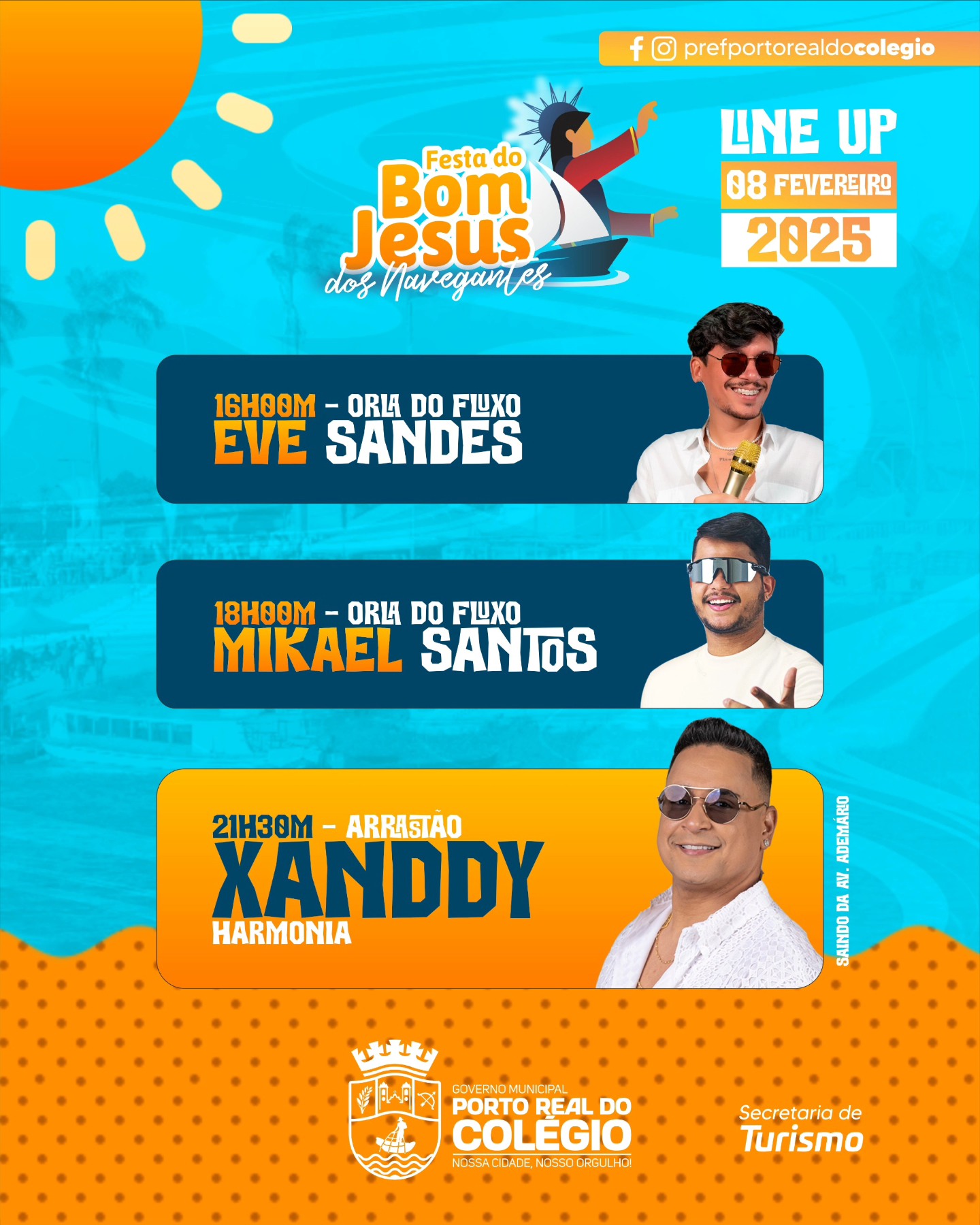LINE UP BOM JESUS DOS NAVEGANTES