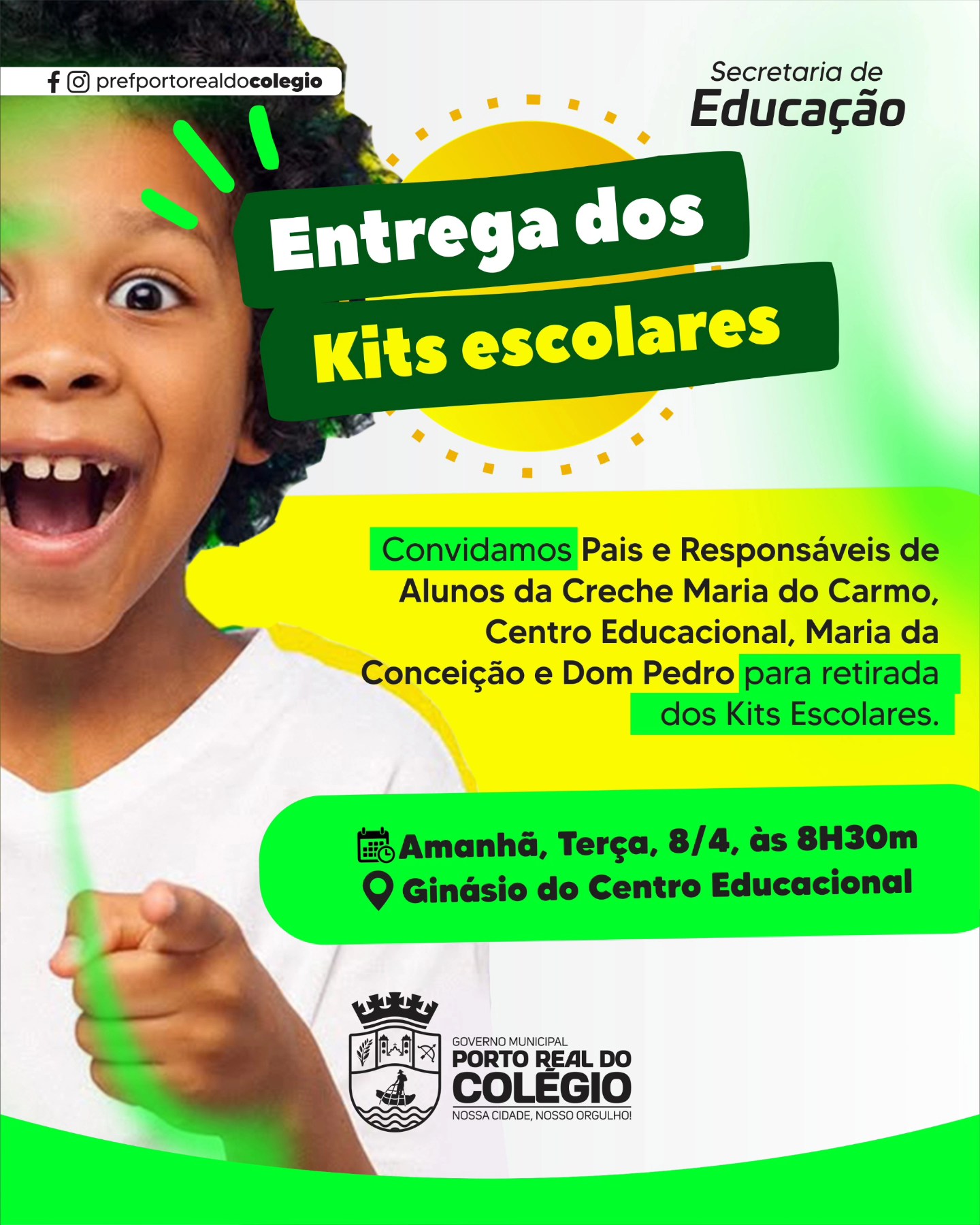 CONVITE KITS ESCOLARES